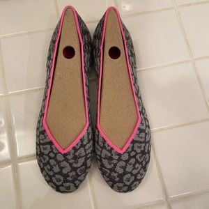 Rothys The Merino Wool Flat in Haze Spot Size 9.5